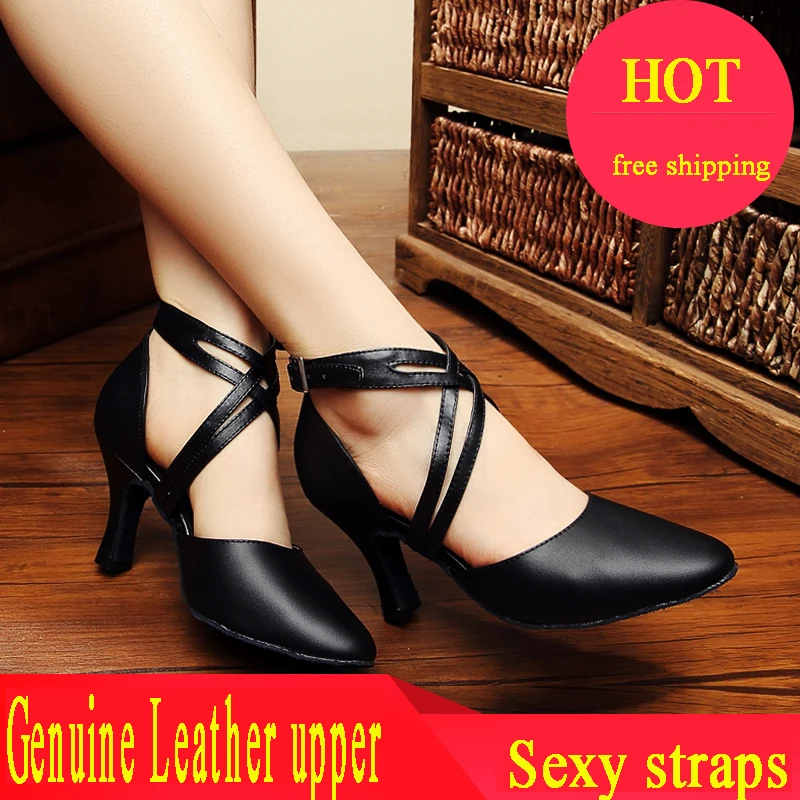 Женские туфли для латиноамериканских танцев Обувь бальных пикантные шнурки из