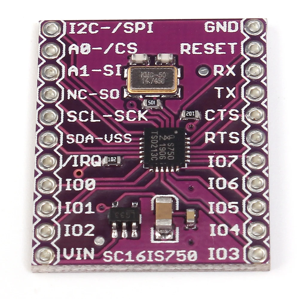 CJMCU-750 SC16IS750 Одноместный UART с I2C-bus/SPI интерфейсный модуль | Электронные компоненты и