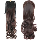 Soowee 10 цветов наращивание волос на клипсе кудрявый конский хвост мой маленький конский хвост накладные волосы Фея хвост конский хвост на клипсах