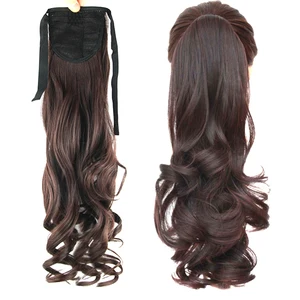 Soowee 10 цветов наращивание волос на клипсе кудрявый конский хвост мой маленький конский хвост накладные волосы Фея хвост конский хвост на клипсах