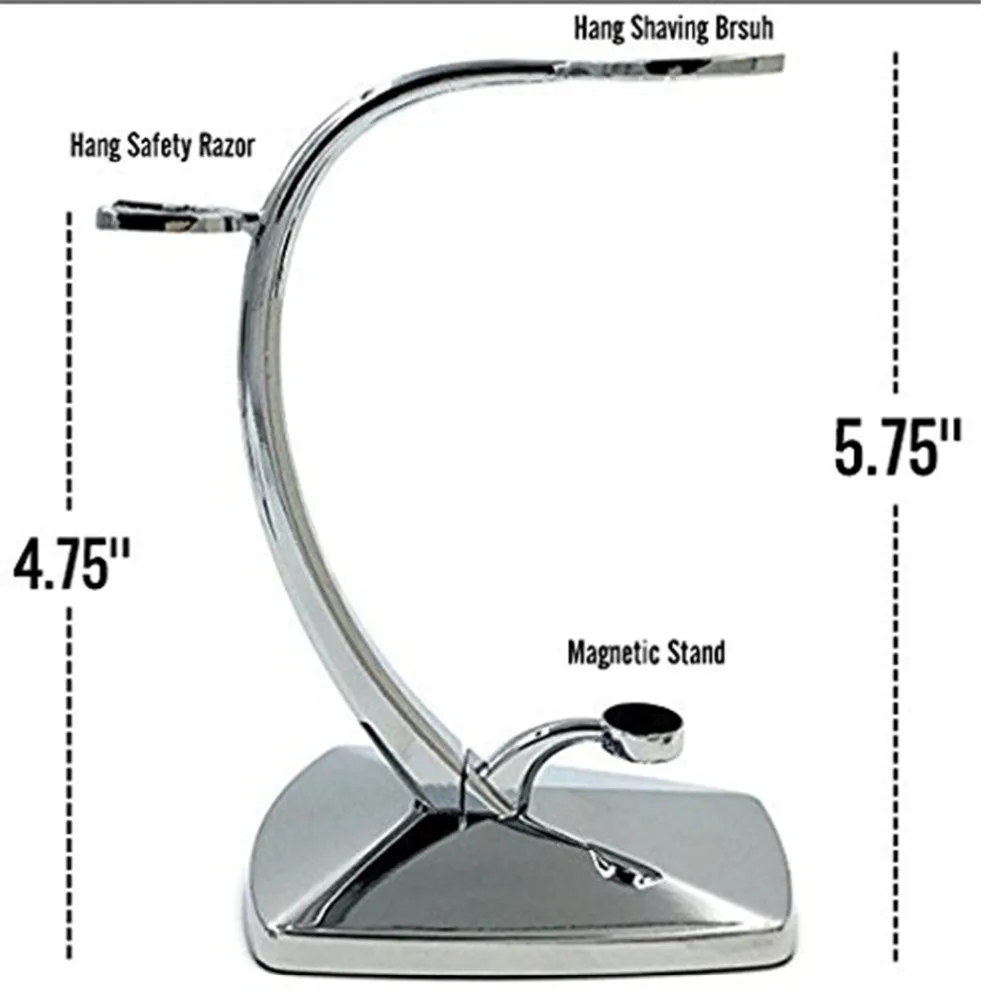 Люкс Премиум Качества Набор Chrome бритья стенд с Чаша для совместим большинством