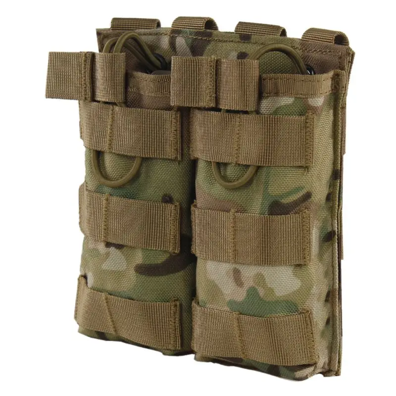 Тактический MOLLE двойной открытый Топ маг мешок M4/M16 подсумок на открытом воздухе страйкбол Военная Пейнтбол Снаряжение Открытый