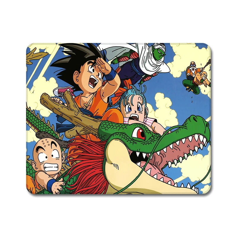 Dragon Ball Аниме Гоку мультфильм Натуральная Резина Настольный коврик для мыши для ноутбука компьютерный корпус коврик для мыши коврик