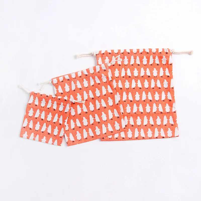 YILE хлопковая льняная косметичка с рисунком многофункциональная сумка принтом