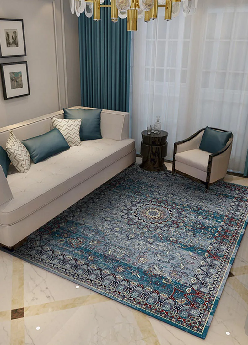 Imported Iran Persian Large Living Room Carpets Polypropylene Home Bedroom Carpet Floor Mat Area Rugs Livingroom Carpet