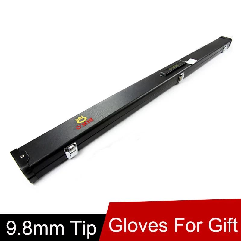 Пепельный деревянный 3/4 шарнирный снукер кий 9 8 мм наконечник с черным 3 4 s Чехол