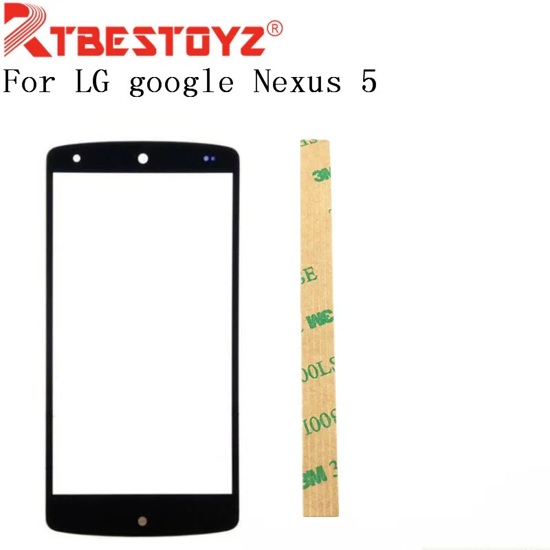 Передняя внешняя стеклянная линза RTBESTOYZ запасные части для LG google Nexus 5 D820 D821|glass