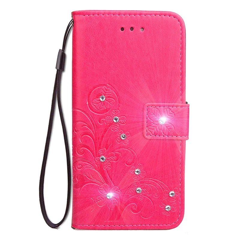 Украшение с бриллиантами и стразами PU кожаный чехол для microsoft Nokia Lumia 530 532 535 630 640 925