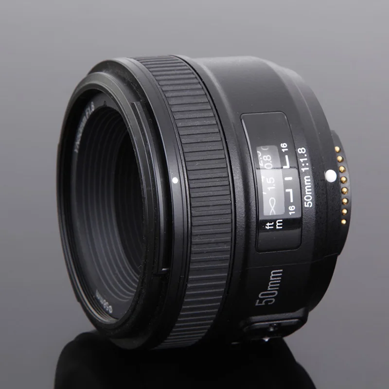 Новинка стандартный основной объектив YONGNUO YN 50 мм F1.8 1:1 8 Большая диафрагма
