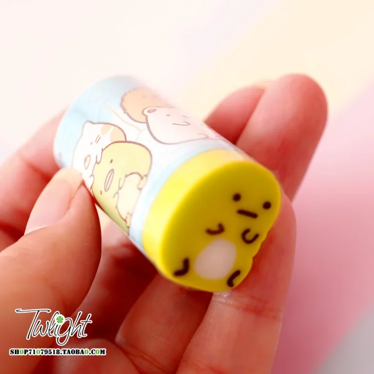4pcs long mixed 4 шт./лот Kawaii Rilakkuma Sumikko Gurashi резиновый ластик коррекция детский приз рекламный подарок студенческие школьные канцелярские принадлежности - Цвет: 4pcs long mixed