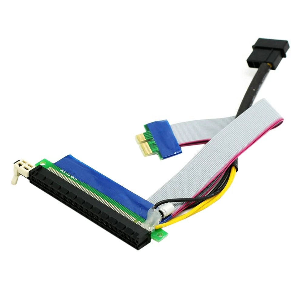 MLLSE PCI E Экспресс 1x до 16x Удлинительный гибкий кабель карта расширитель