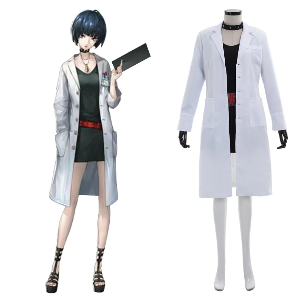 Косплей своими руками аниме Persona 5 Takemi Tae Белый Костюм P5 женский костюм L320 |