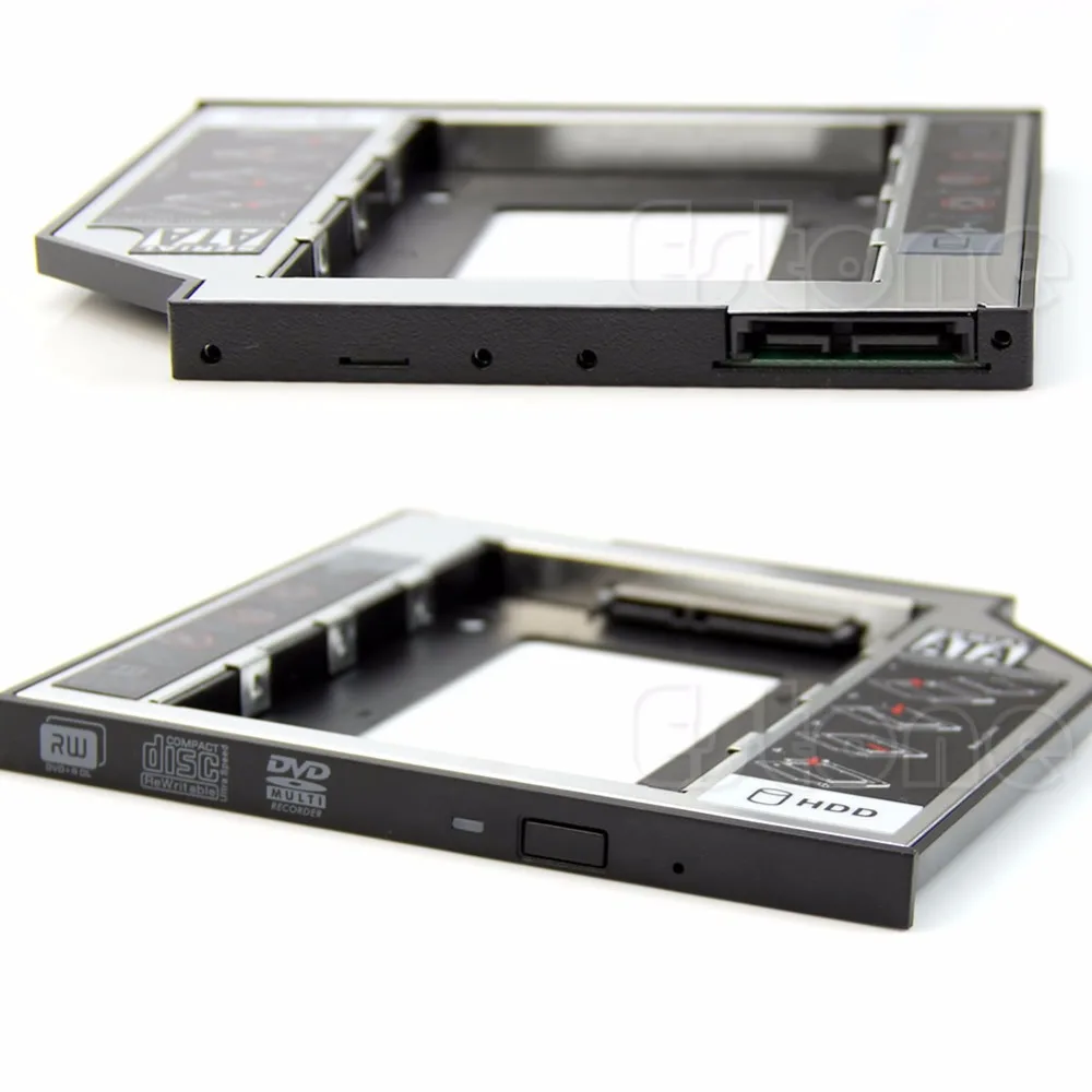 Универсальный 1 шт. 9 5 мм SATA 2nd HDD SSD жесткий диск Caddy для CD DVD ROM Optical Bay|Компьютерные