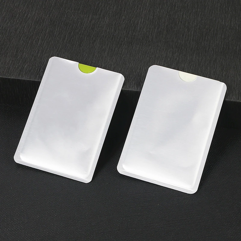 10 шт. Анти Rfid кошелек Блокировка ридер замок банк держатель для карт Id банковский Чехол для карт металлический держатель для кредитных NFC открытый инструмент