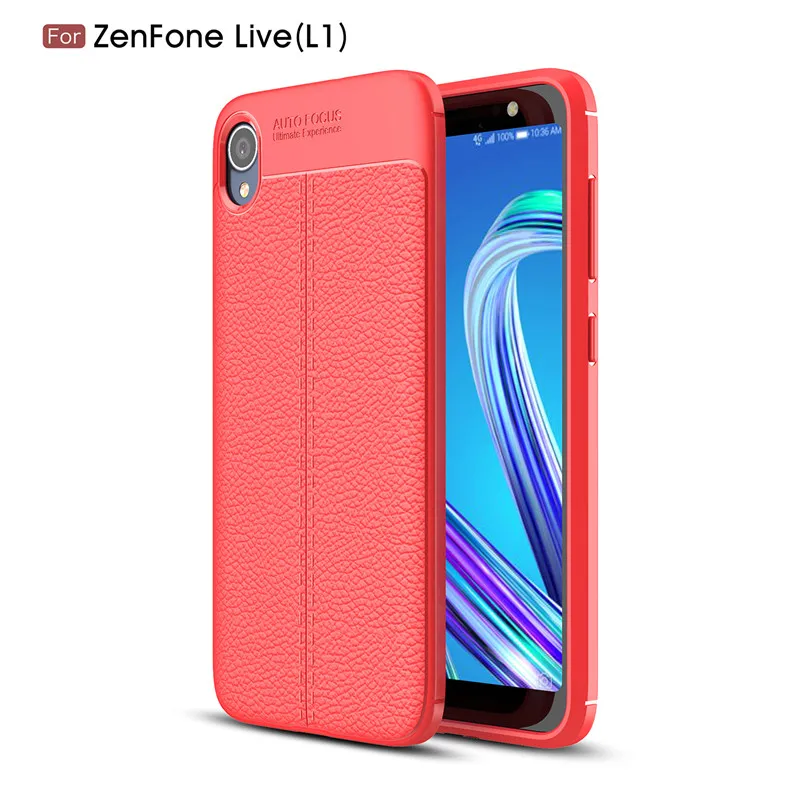 Чехол для Asus ZenFone Live (L1) ZA550KL мягкий силиконовый чехол бампер телефона 5