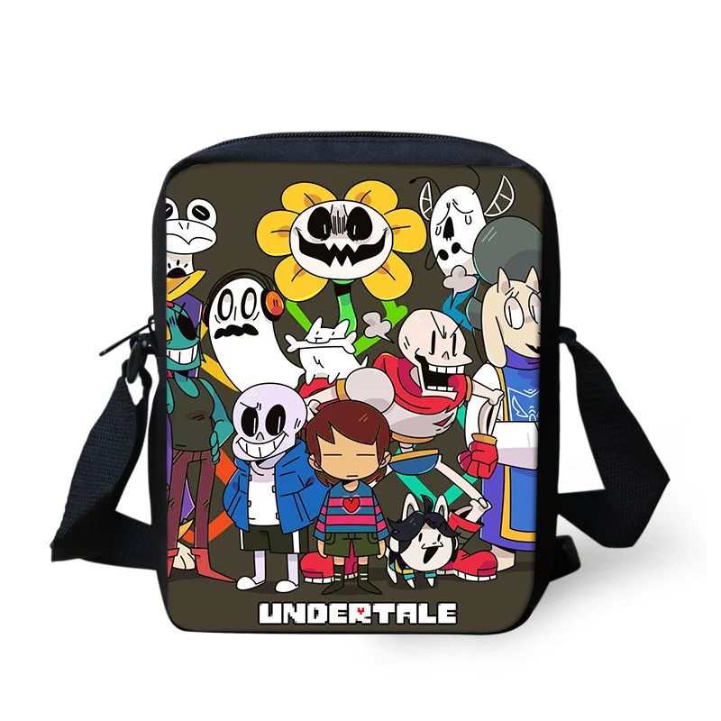 Undertale школьный портфель с рисунком Сумки Курьерские сумки мини-сумка через плечо рюкзак школьный Повседневная сумка на ремне Повседневная сумочка