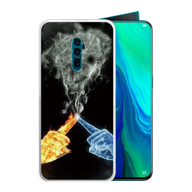 Мягкий силиконовый прозрачный чехол из ТПУ для OPPO Reno 10x zoom Reno2 F 2 Z R17 R15 R11 Plus 9S R15X Ace K5