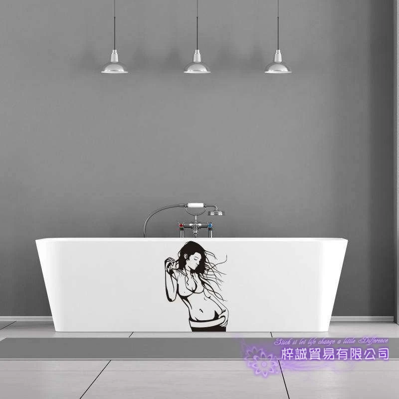 

Sexy Girl Decal Beauty Body Naked Sticker Wall Bathroom Woman Girl Wall KTV Pub Bar Shop Sticker