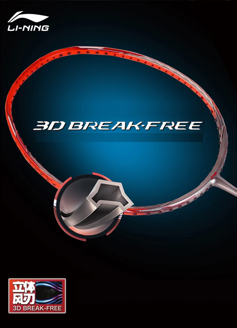 Li-Ning N90IV TD ракетка для бадминтона 3D брейк-фри профессиональные Li Ning спортивные ракетки AYPM402-1 L847OLA