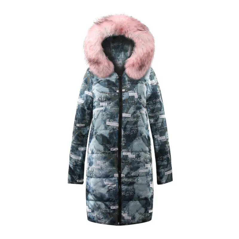 pink Зимняя куртка новая мода женский пуховик тонкий большой размер с капюшоном куртка Студенческая Женская Толстая теплая хлопковая верхняя одежда - Цвет: pink