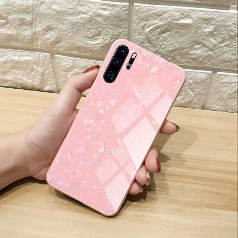YueTuo шикарный стеклянный мраморный чехол для huawei p20 p30 pro lite p30pro p20pro роскошный чехол Защитный чехол для задней панели телефона etui