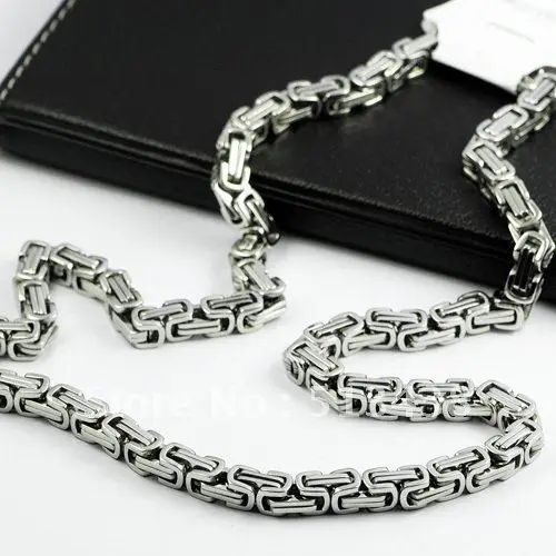 5 шт./партия тонкая Византийская цепочка из нержавеющей стали мм 22 дюйма