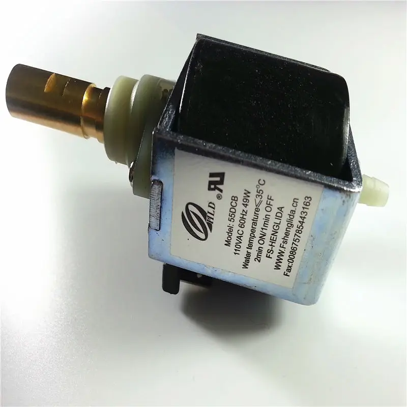 Электромагнитный водяной насос Модель 55DCB напряжение 110VAC 60Hz мощность 49W|pump