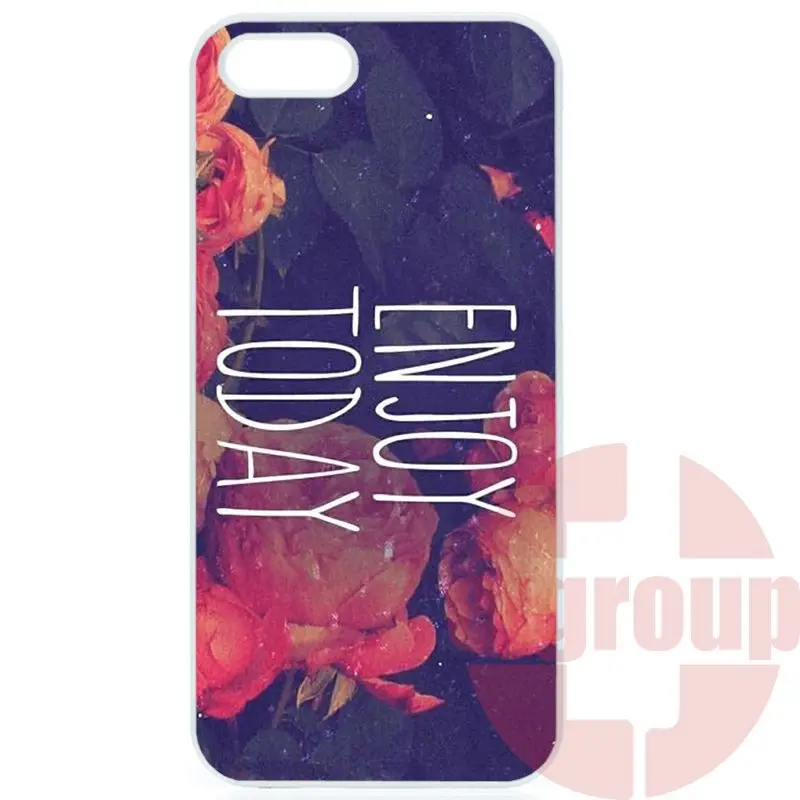 Наслаждайтесь Сегодня Золотые Слова Цитата Искусство Для Galaxy Core 4G Альфа Мега 2 6.3