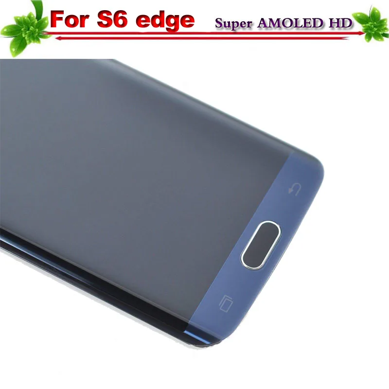 Замена для Samsung Galaxy S6 Edge G925 G925F G925A ЖК дисплей Дисплей с рамкой Сенсорный экран
