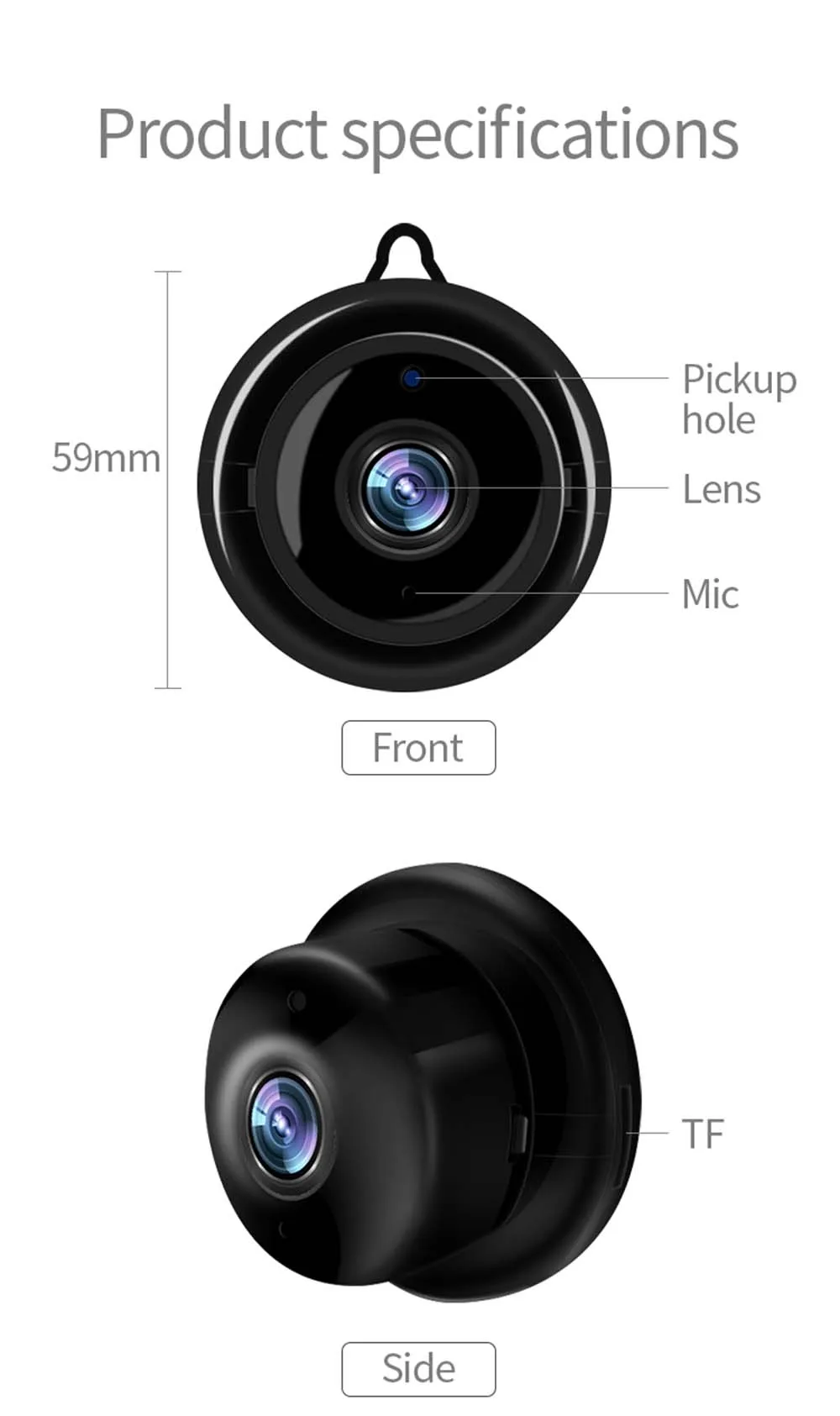 YuBeter 720p Мини-камера, беспроводная, wifi, IP камера, мини-видеокамеры, Домашняя безопасность, CCTV, видеонаблюдение, ночное видение, двусторонняя связь