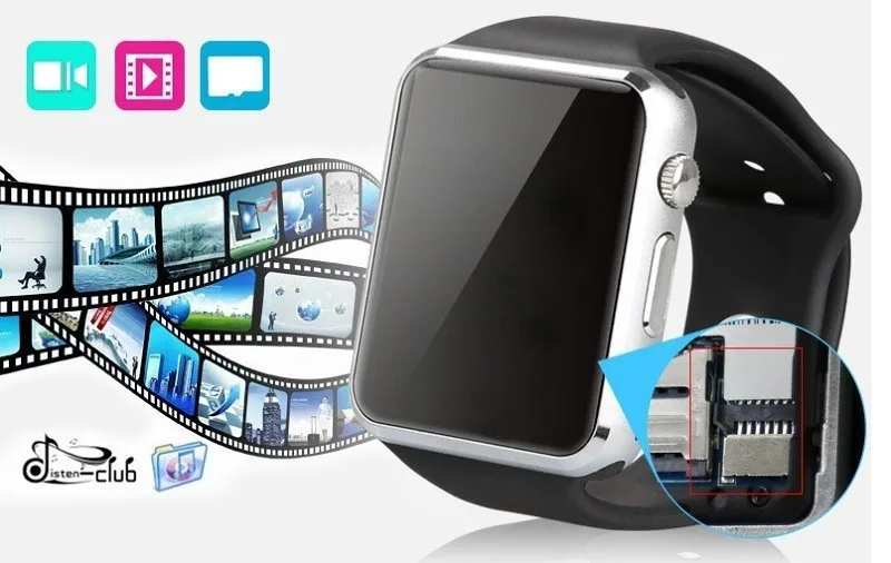 Смарт-часы a1/мужские Смарт-часы a1/android/женские bluetooth Смарт-часы sim телефон часы Поддержка для Android reloj inteligente