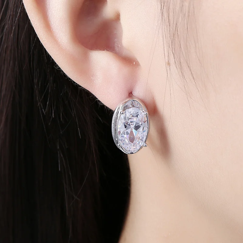Женские серьги клипсы E2117|ear clip|earrings whiteear clip earrings |