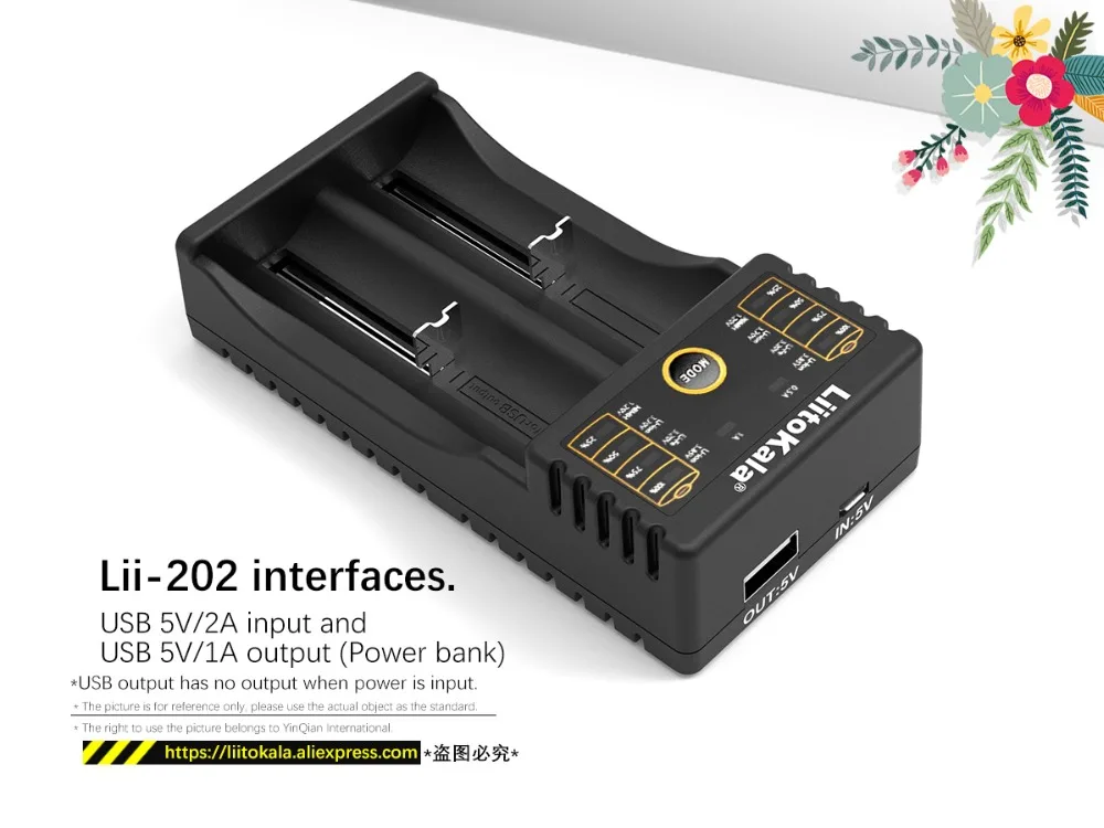 Liitokala Lii-402 Lii-202 100 18650 зарядное устройство 1,2 в 3,7 в 3,2 в 3,85 В AA/AAA 26650 10440 16340 NiMH литиевая батарея умное зарядное устройство