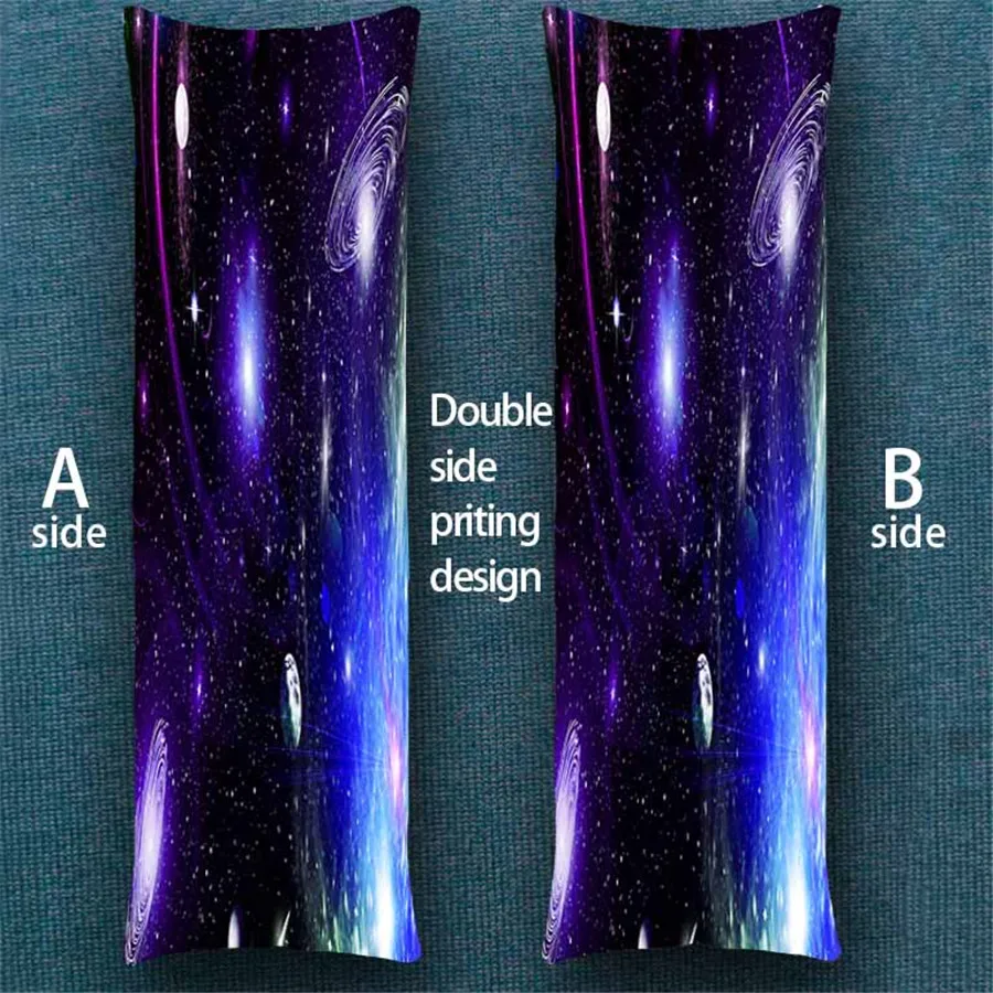 HELENGILI 20x54 дюймов 3D наволочки для подушек Звездная Галактика декоративные наволочки для взрослых детей милые наволочки