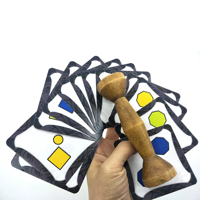 Новая английская скоростная настольная игра Totem Express jungle token run fast pair вечерние