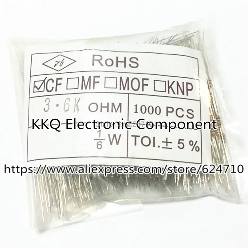 100 шт./пакет 5% 1/8 Вт 1/6 3R 30R 300R 3 К 30 300 3.3R 33R 330R 3.3 33 330 0.125 Углерода Резистор DIP Резистор| |