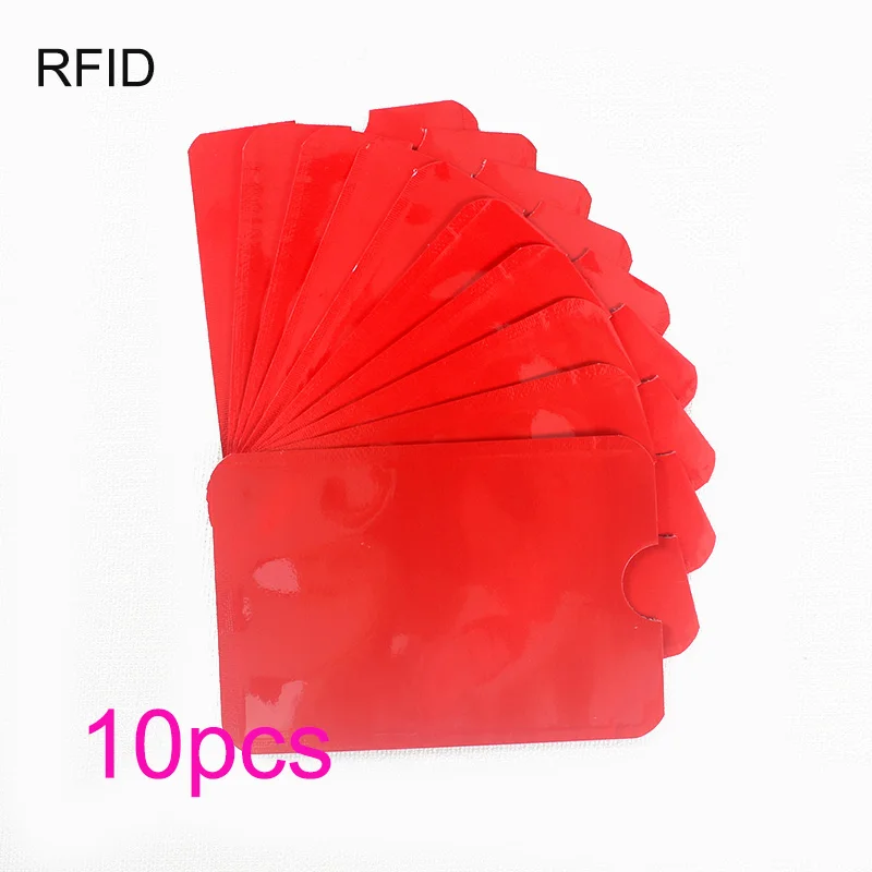 13 10 шт. Анти Rfid кошелек Блокировка ридер замок банк держатель для карт Id банковский чехол для карт Защита металлический кредитный держатель для карт Алюминий - Цвет: 13