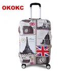 Чехол для чемодана OKOKC Tower Travel защитный чехол на чемодан, подходит для чемодана 19-32 дюйма, плотный, совершенно эластичный