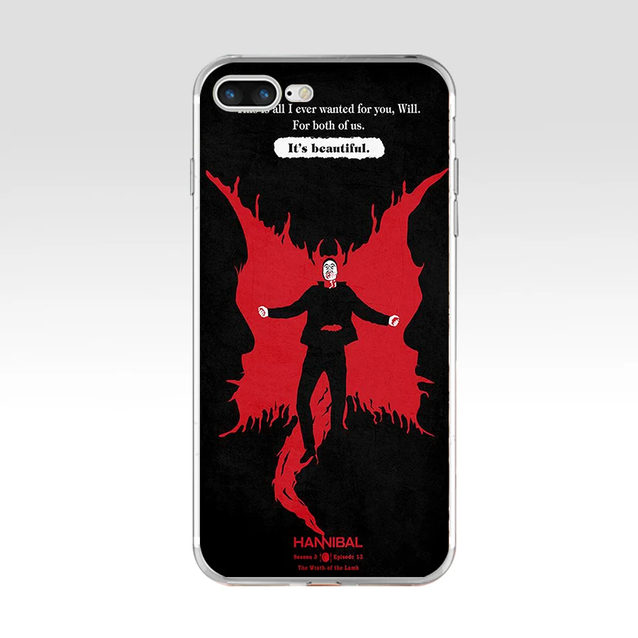 247AQ Hannibal eat the rude Мягкий ТПУ силиконовый чехол для Apple iPhone 6 6s 7 8 plus | Мобильные