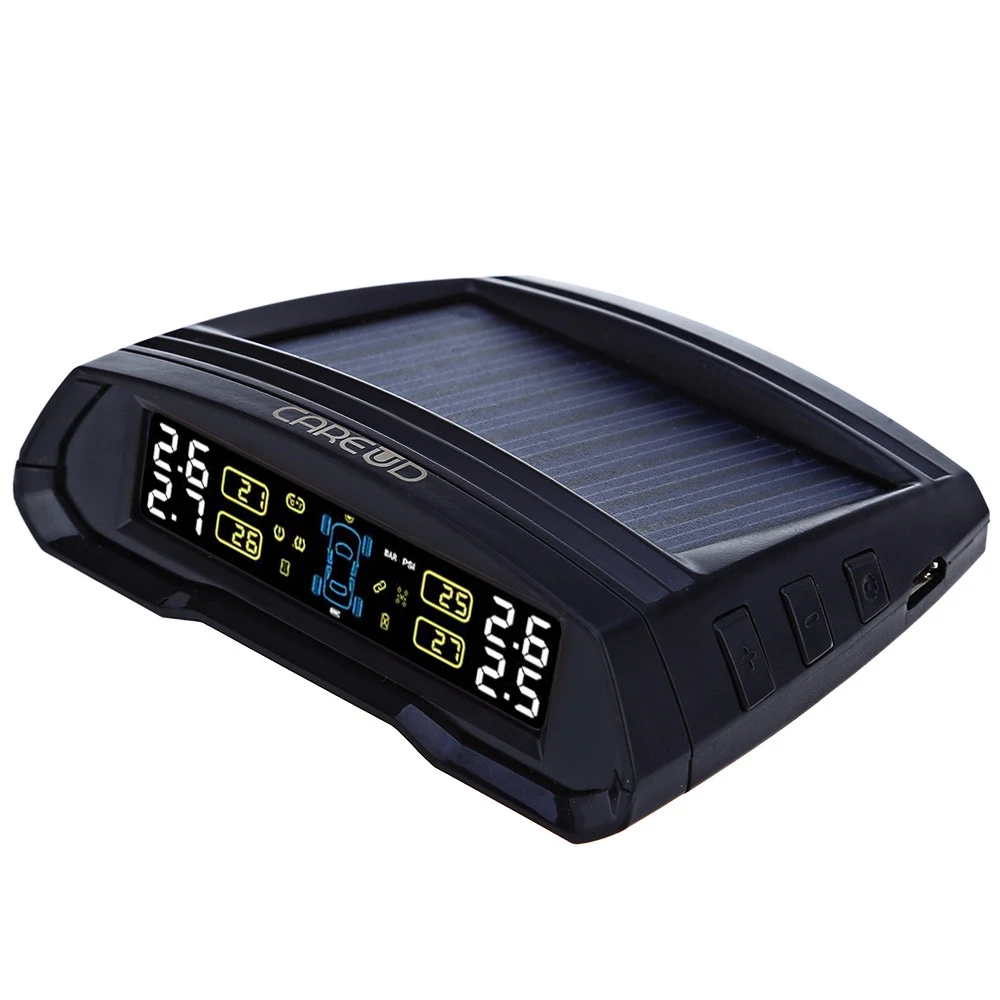T802 5 В Солнечный Мощность автомобиля autotpms шин Давление мониторинга Системы с 4