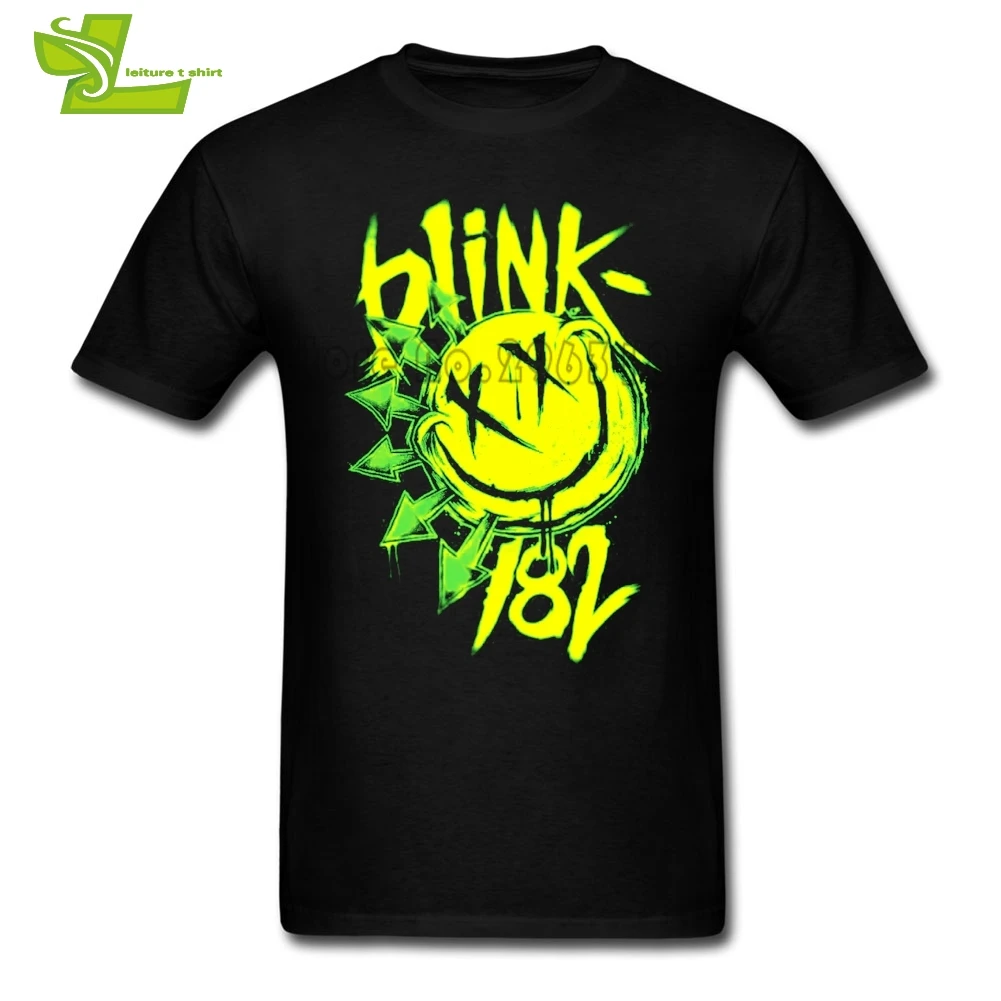 182 Мужская футболка Blink Модные свободные топы по индивидуальному заказу мужские