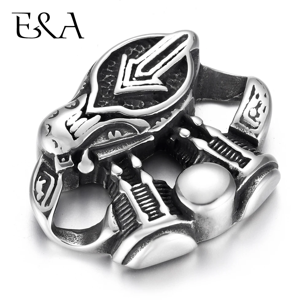 Stainless Steel Connectors Motorcycle Engine 1/1 Loop 7mm for DIY Punk Bracelet Making Findings Jewelry Connect Parts Supplies | Украшения