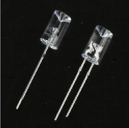 Лента светодиодная вогнутая 5 мм с плоским верхом теплый