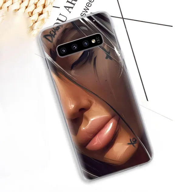 03 Чехол для телефона с сексуальным рукавом и татуировкой для девушек samsung Galaxy S10e S10 S8 S9 Plus S6 S7 Edge A40 A50 A70 M20 жесткий чехол-накладка - Цвет: 03
