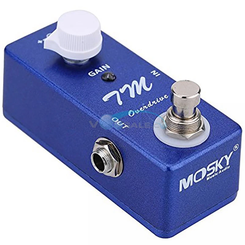 Mosky Mini TM Overdrive педаль эффектов для электрогитары True Bypass переключение гитарных