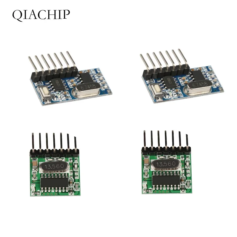 

433 Mhz Superheterodyne RF Wireless Transmitter & Receiver Module with Antenna Remote Control Switch For Arduino uno Kits Z25
