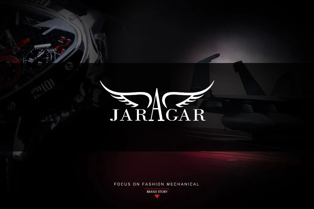 Jaragar Классические Автоматические Мужские часы Relojes Hombre Серебряный Скелет стальной ремешок Спортивные деловые механические часы Relogio