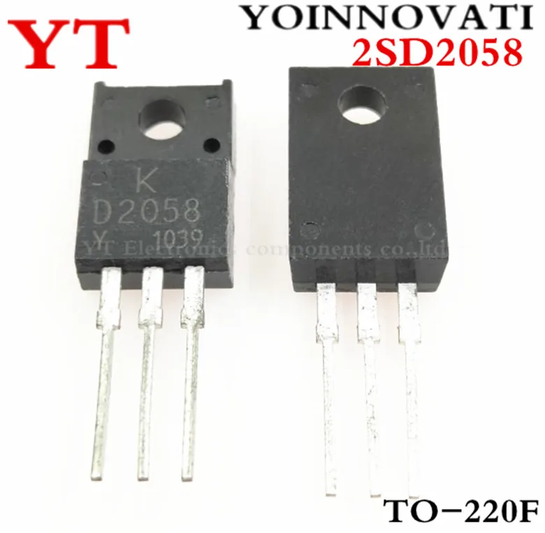 10 шт./лот 2SD2058 D2058 TO-220F 60V 3A транзистор IC лучшего качества | Электронные компоненты и