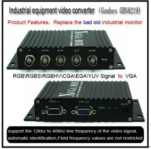 MDA/CGA/EGA/RGB/RGBSog/RGBS/RGBHV/YPbPr/YUV в VGA CNC или промышленное устройство использовать видео