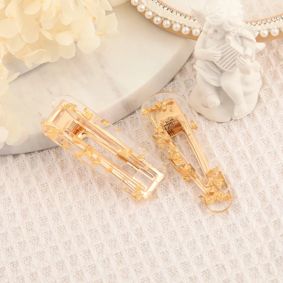 2 шт./партия корейский элегантный блестящий набор заколок для волос женщин
